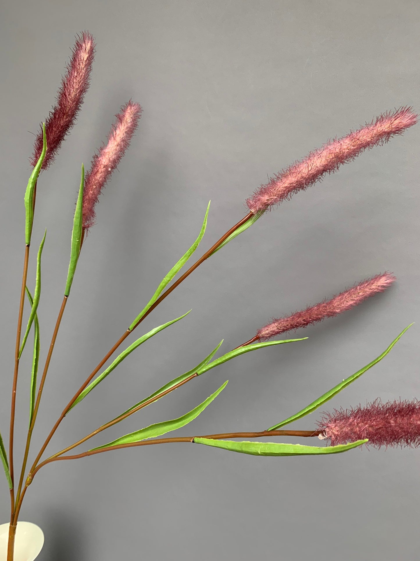 Premium Artificial green foxtail green bristle grass wild foxtail millet green artificial flower faux flower 33 inch
