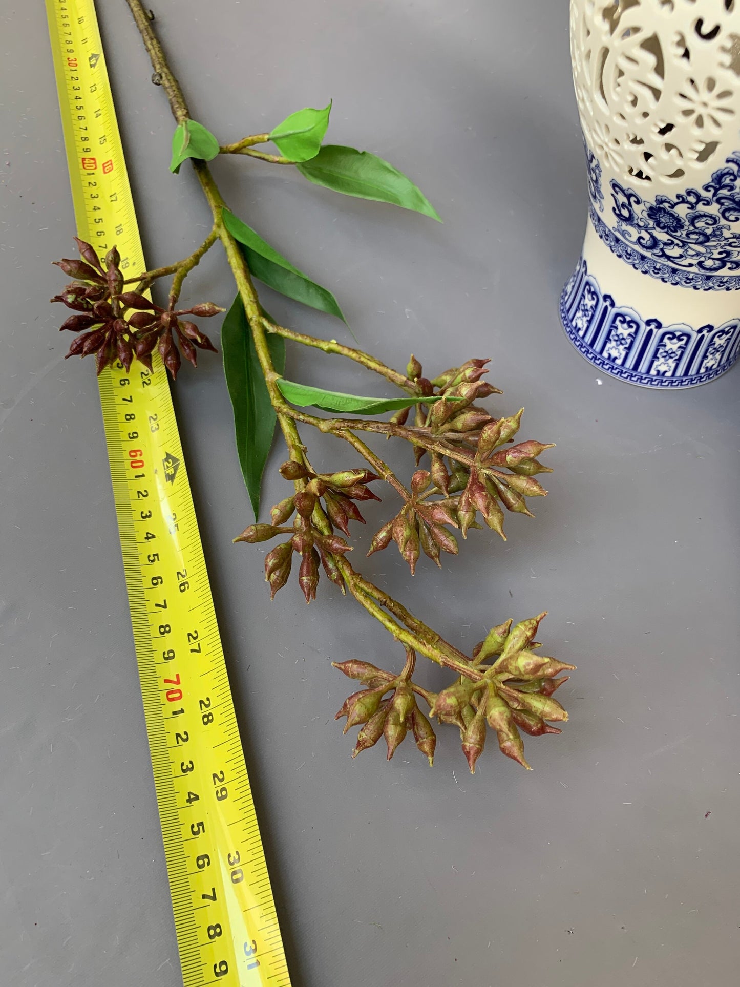 Premium Artificial Eucalyptus robusta tree green artificial flower faux flower 31 inch