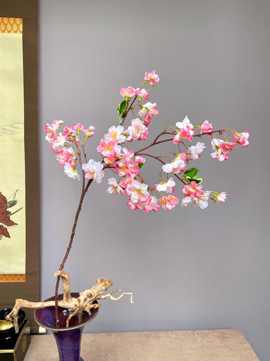 Japanese pink cherry blossom spring artificial flower
