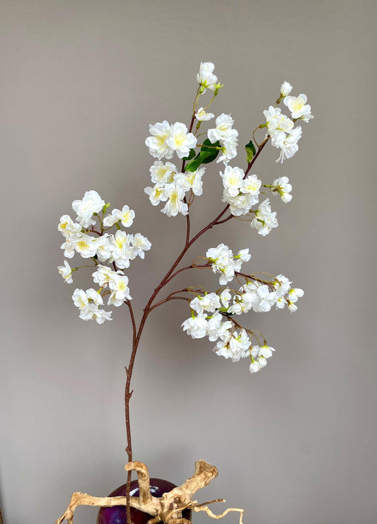 Japanese white cherry blossom spring artificial flower