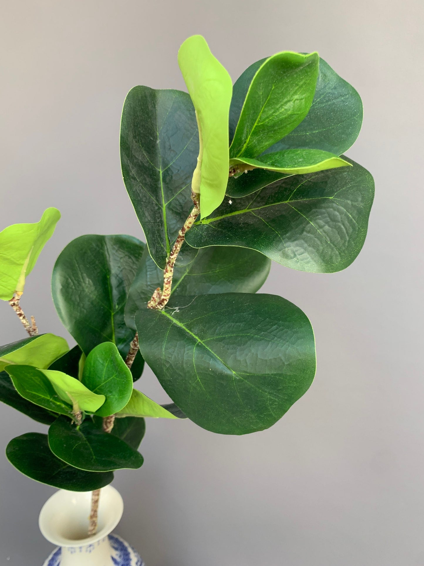 Premium Artificial fiddle-leaf fig green artificial flower faux flower 30 inch