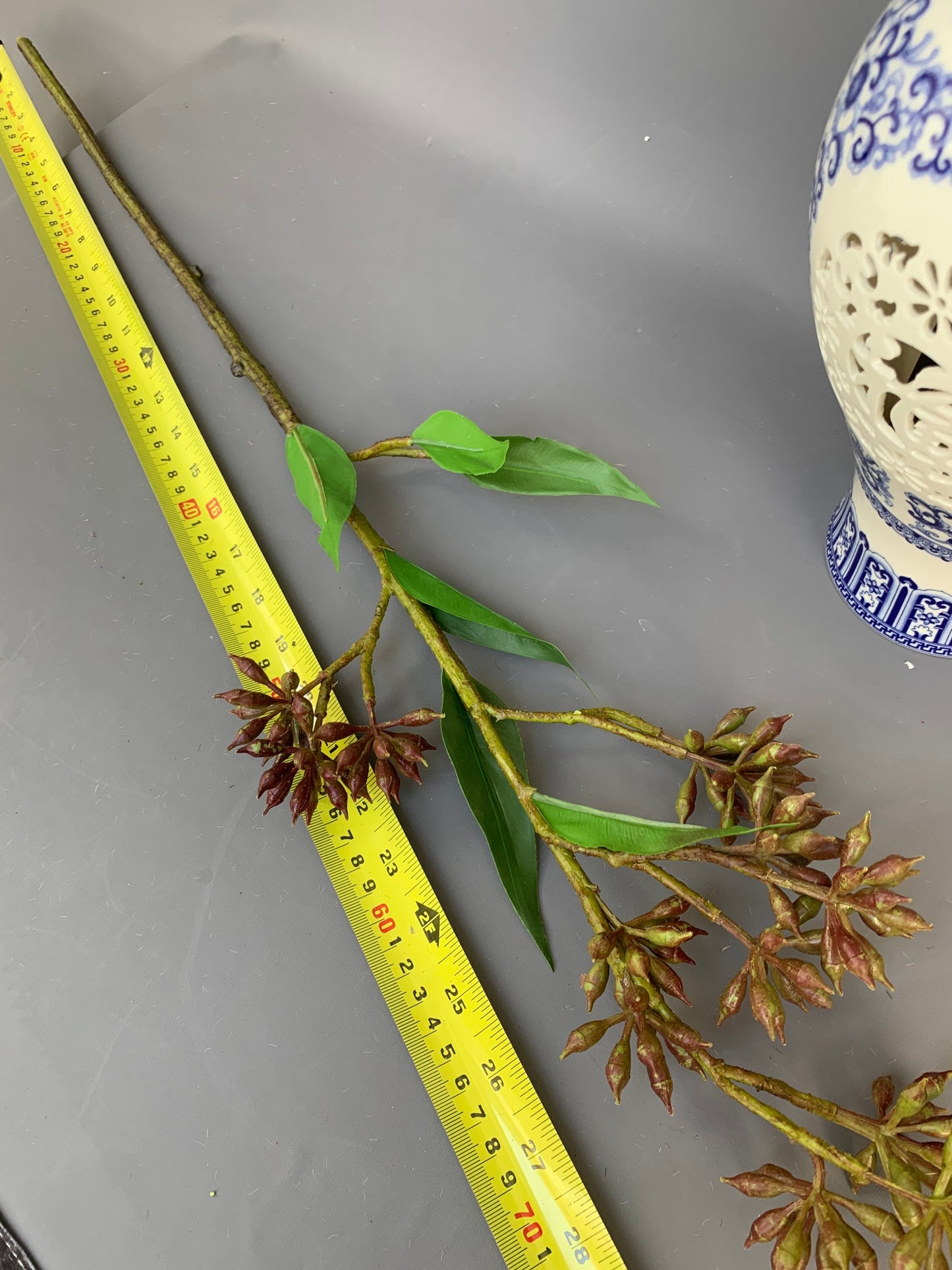 Premium Artificial Eucalyptus robusta tree green artificial flower faux flower 31 inch