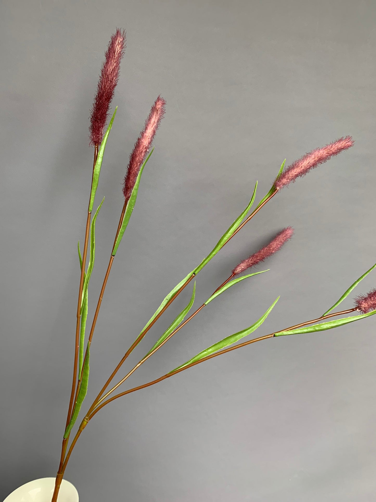 Premium Artificial green foxtail green bristle grass wild foxtail millet green artificial flower faux flower 33 inch