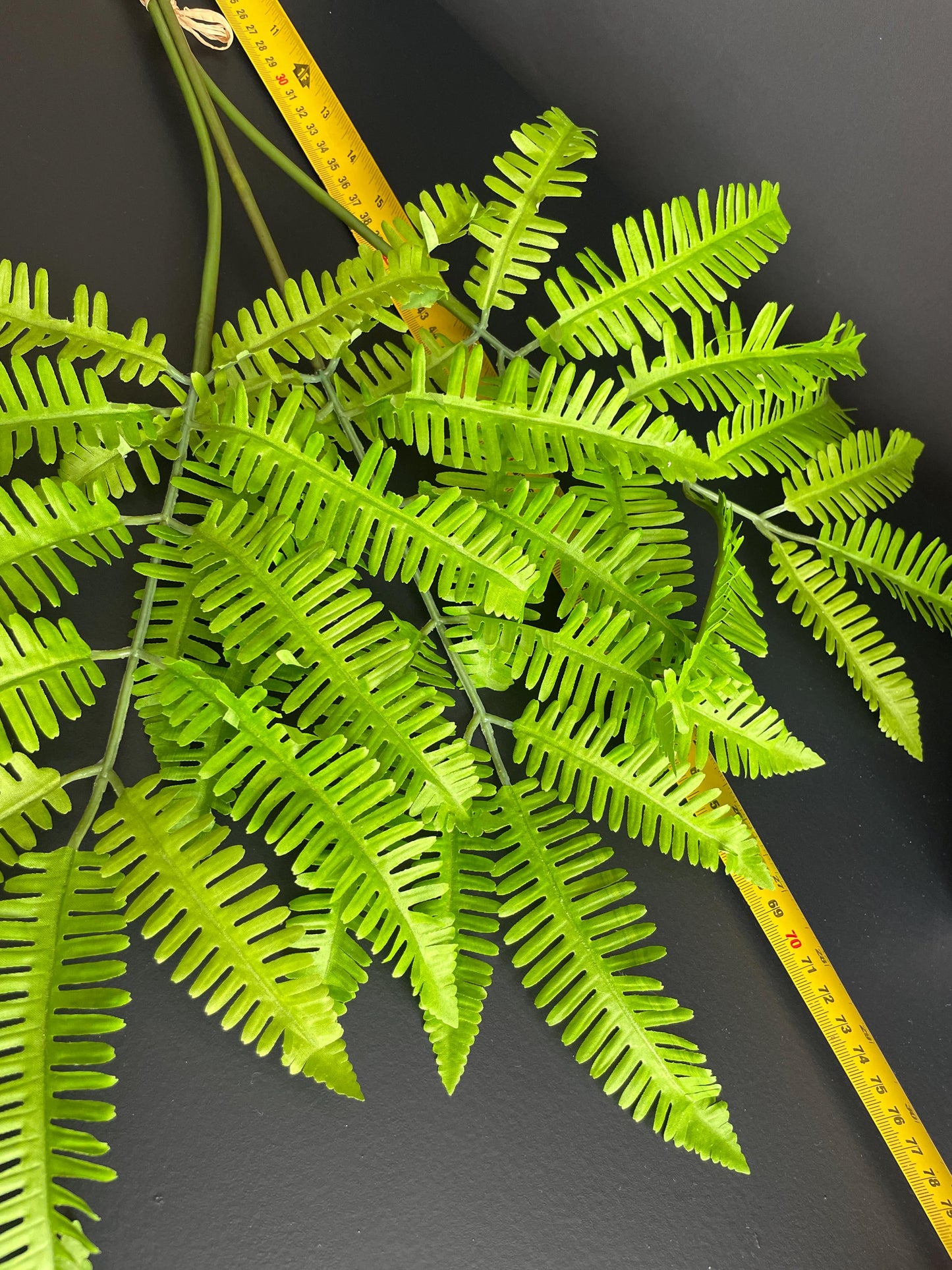 Artificial Fern Branches (Set of 3) | High-End Faux Tropical Foliage | Realistic Botanical Accent for Minimalist Vase Styling