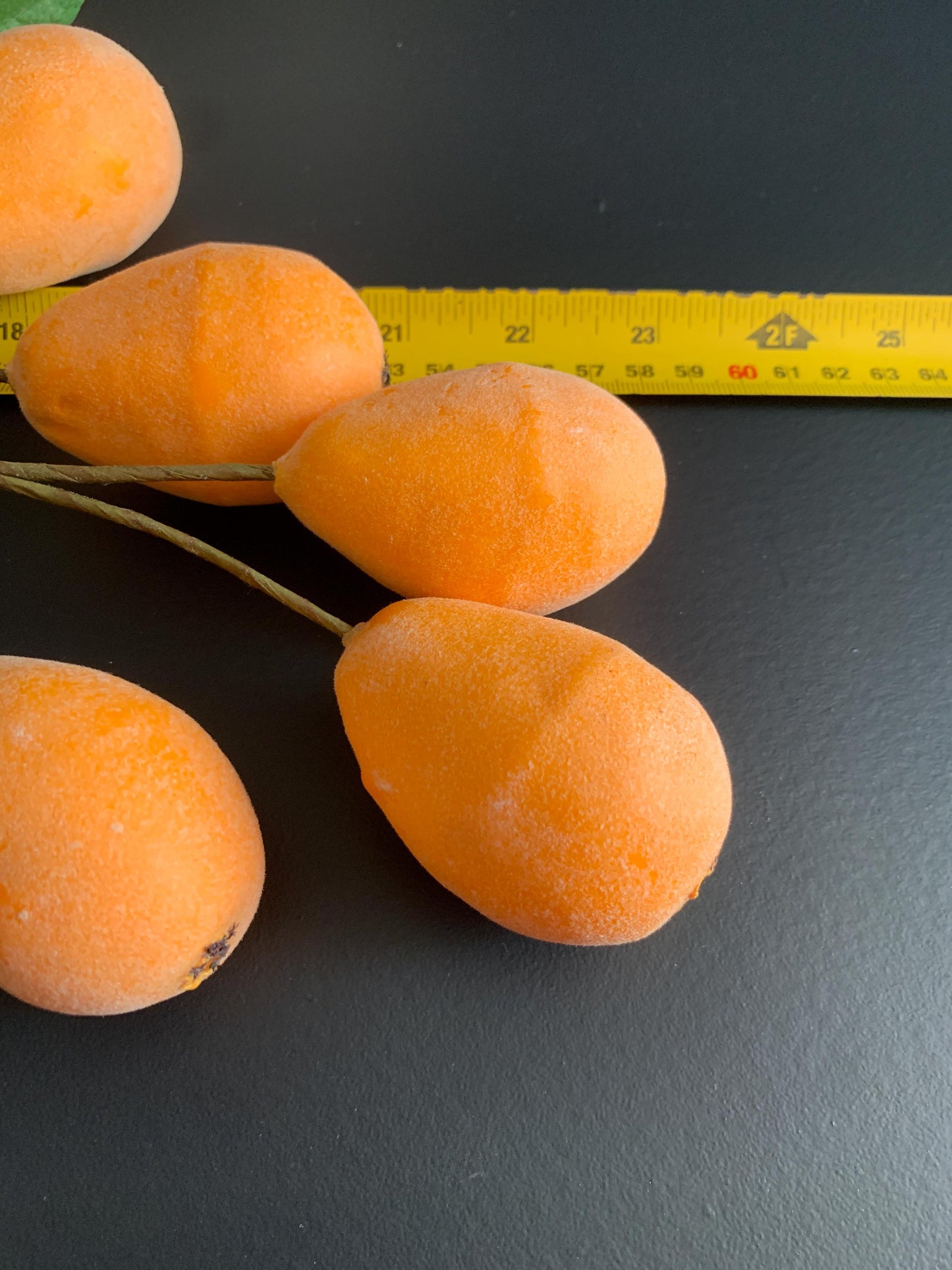 Life-Like Artificial Loquat Stem | High-End Faux Botanical Branch | Elegant Minimalist Fruit Arrangement