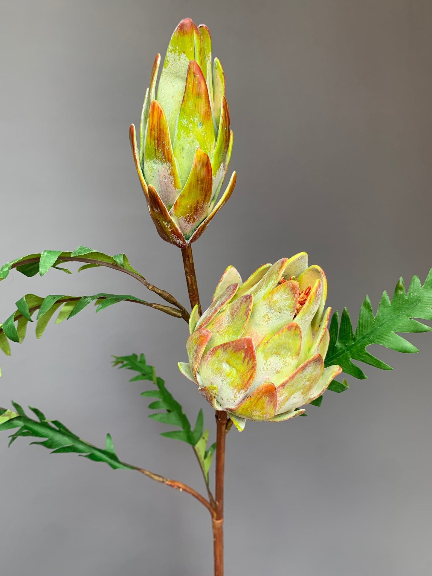 Premium Artificial artichoke with flower green artificial flower faux flower 32 inch