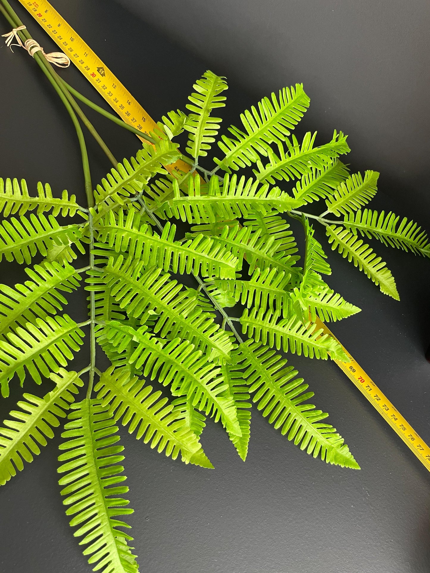 Artificial Fern Branches (Set of 3) | High-End Faux Tropical Foliage | Realistic Botanical Accent for Minimalist Vase Styling