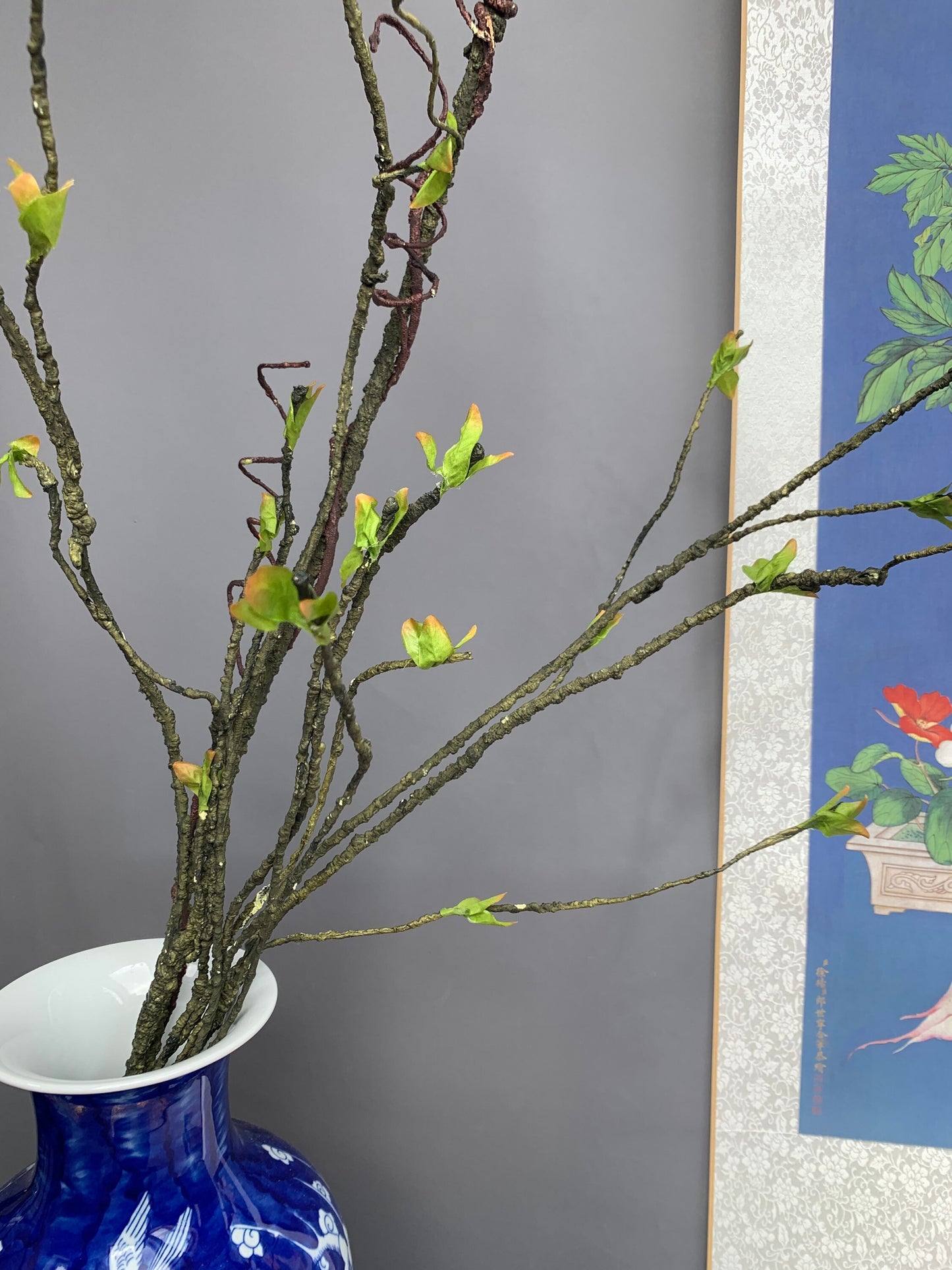 Premium Artificial Persian silk tree silk tree green artificial flower faux flower 52 inch