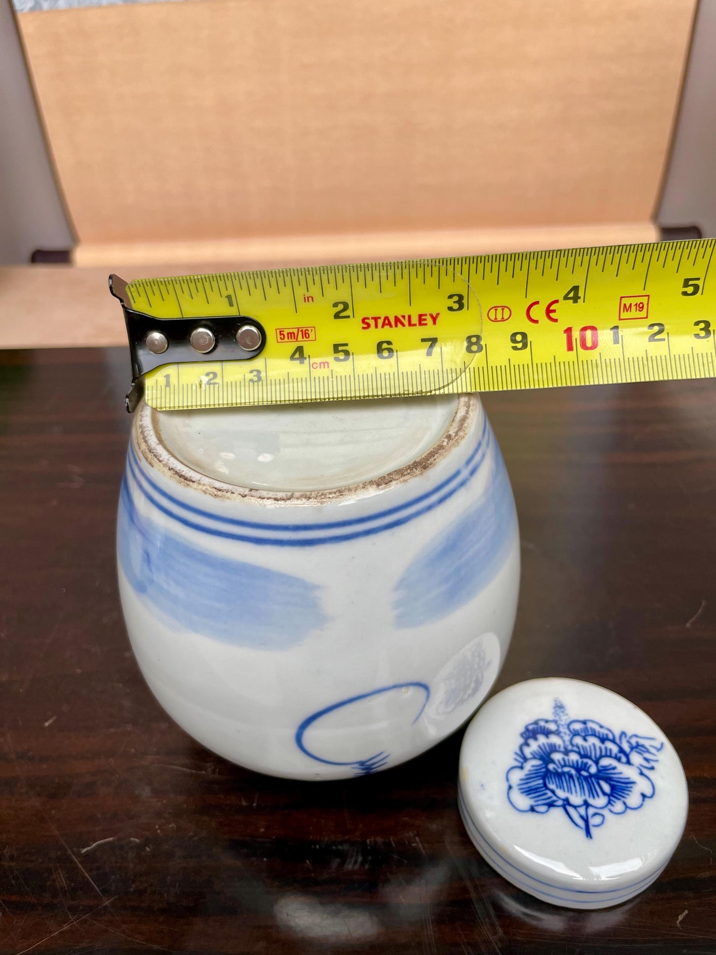 Hand Painted Cobalt Blue Floral Ginger Jars Traditional Scholar Style Porcelain Urns Oriental Bird Peony Decorative Jars Blue White Gift Set